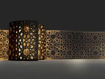 Decorative Wall 3D model