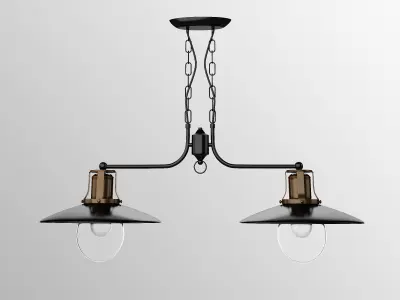 Industrial lamp Free 3D model