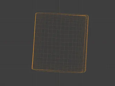 Photorealistic 3D scan of gift paper box Low-poly 3D model