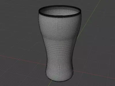 Coke Cola Glass Free 3D model