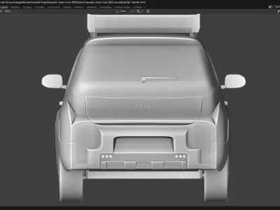 Hyundai Inster Cross 2025 3D model by ms3ddesignstudio