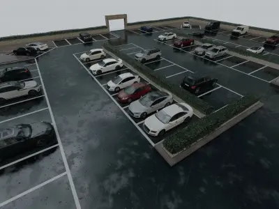 Parking-Parking Lot 3D model