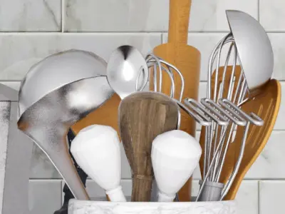 Kitchen appliances 3D model