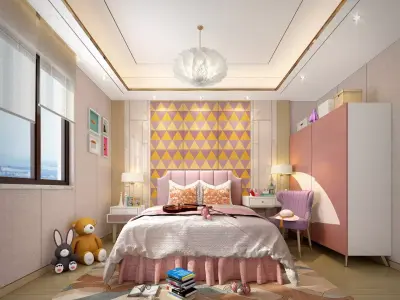 Children Room Interior 3D model