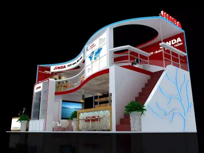 Exhibition - Area - 12X6-3DMAX2009-73 3D model