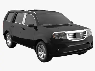 SUV 1 honda pilot 3D model