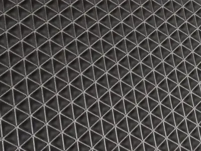 Quilted Geometric Leather Fabric PBR SEAMLESS Texture