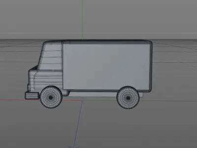 small bus  Free 3D model