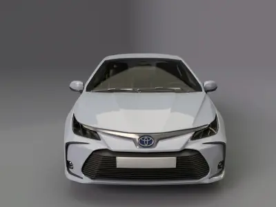 car Toyota Corolla hybrid 3D model