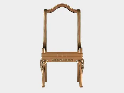 Carved chair for cnc 17 3D model