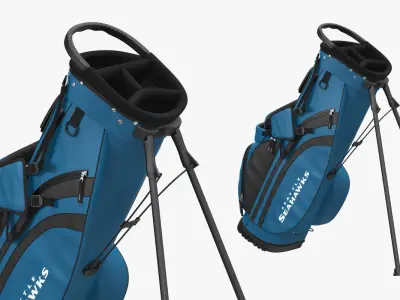 Golf Bag Seahawks 3D model