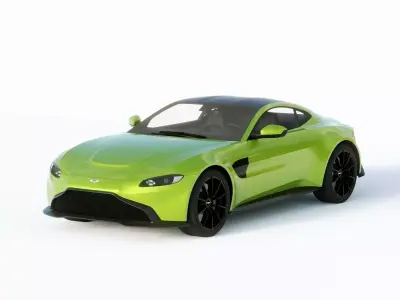 Aston Martin Vantage 2019 3D model
