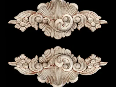 Classic carved 018 3D model