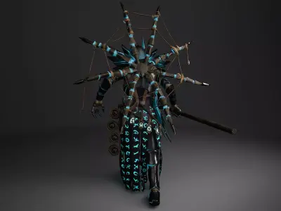 Lich - Undead Low-poly 3D model