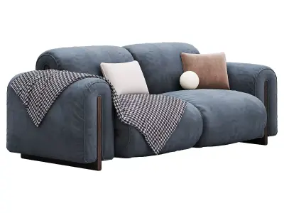 Colle Two Seater Sofa By Natuzzi 3D model