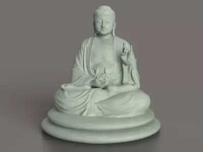 Buddha Sitting 3D print model