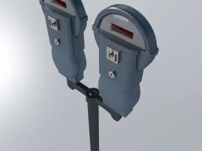 Parking Meter 3D model
