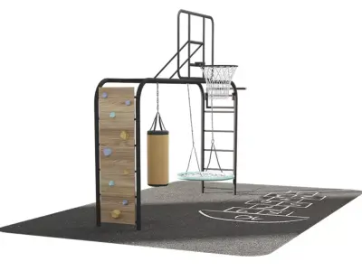 Childrens playground 3D model
