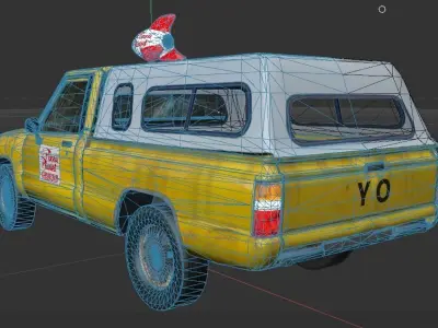 Pizza Planet Truck 3D model