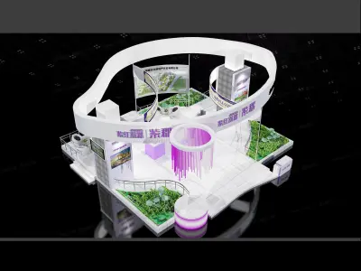 Exhibition - Area - 11X13-3DMAX2009-022 3D model
