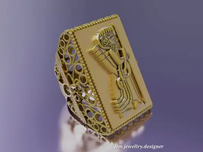 ring perspolice 3D print model