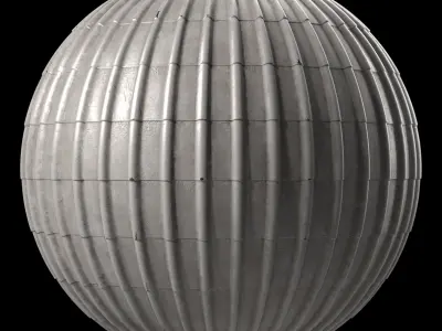 Roof Tile Materials 101- Metal Roofing By Snow - Sbsar Pbr 4k Texture