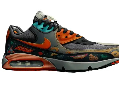 Cartoon designed Air Max Free 3D model