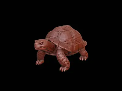 Tortoise Animal Sculpture 3D print model purchase