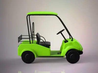 Golf Cart 3D model
