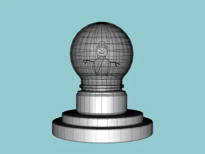 Snow Globe Free low-poly 3D model