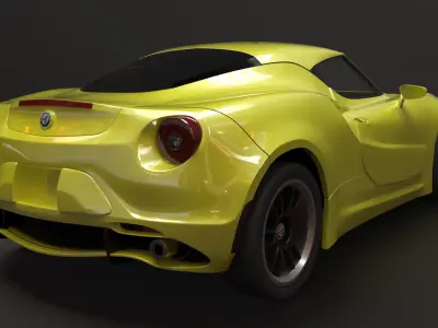 Alfa Romeo 4C 3D model