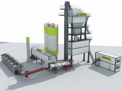 Concrete Batching Plant 3D model