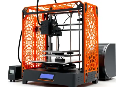 D Printer Industrial Design Model Pack Low-poly 3D model