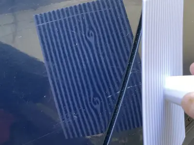 Paintless Dent Removal Reflection Board with Striped Pattern PDR 3D print model