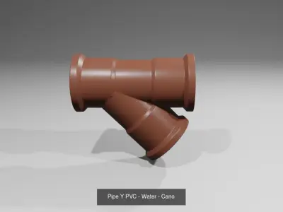Pipe PVC Connection Pack 3D Model Collection