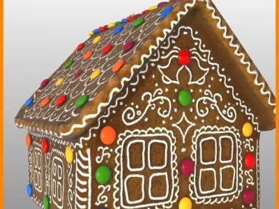 Christmas Decorations Models Set 3D model