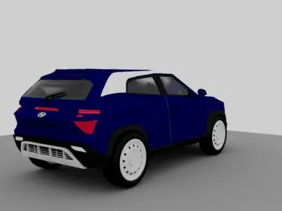 Hyundai Creta 2021 3D model 3D model