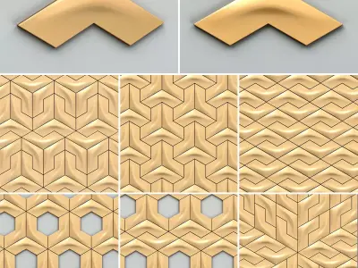 Wall panel 029 3D model