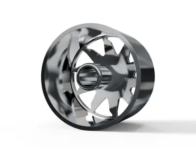 FRONT forgiato Montagna DURO DUALLY WHEEL 3D print model