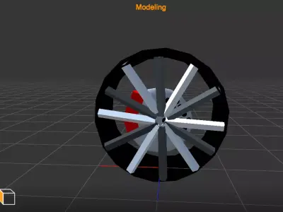 Rims for modification Low-poly 3D model