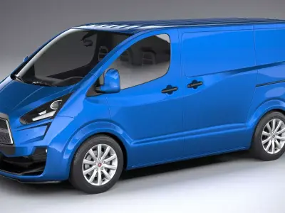 Generic Van Medium 2020 3D model
