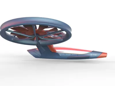 Flying Car 3D print model
