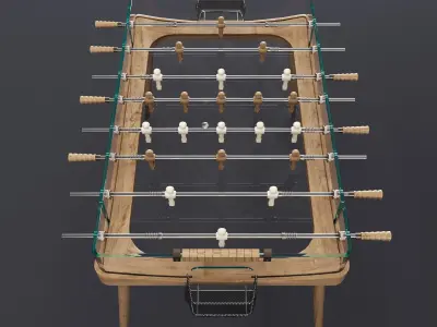 Giorgetti MINUTO Football table Low-poly 3D model