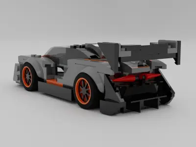 Lego Speed Champions McLaren Senna Low-poly 3D model