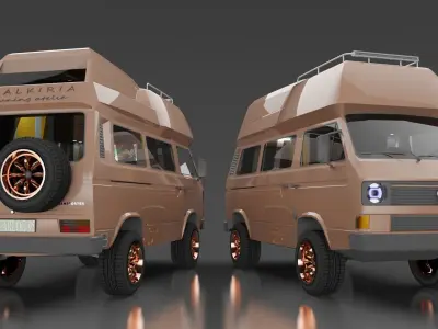 Volkswagen Transporter 3 VMHE 3D model