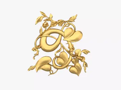 Classic decor ornament 202 3D model