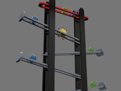 Toy physics  Free 3D model