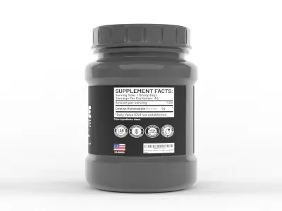 Protein Powder 3D model