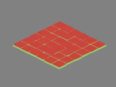 Game Underground Palace - Ground Palace Ground 01 3D model