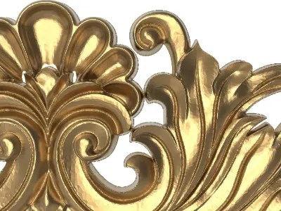 decorative pattern ready for 3D printing 3D model